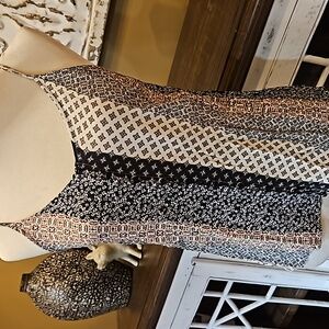 Patchwork Look Boho Tank Top